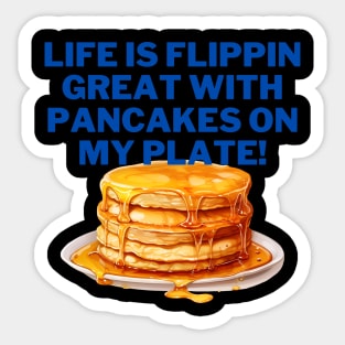 Pancakes funny sweet T-shirt Sticker